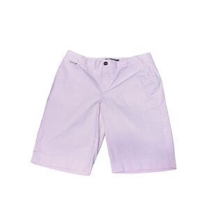 Lauren Ralph Lauren Pink Pinstripe Walking Shorts Size 4 Petite